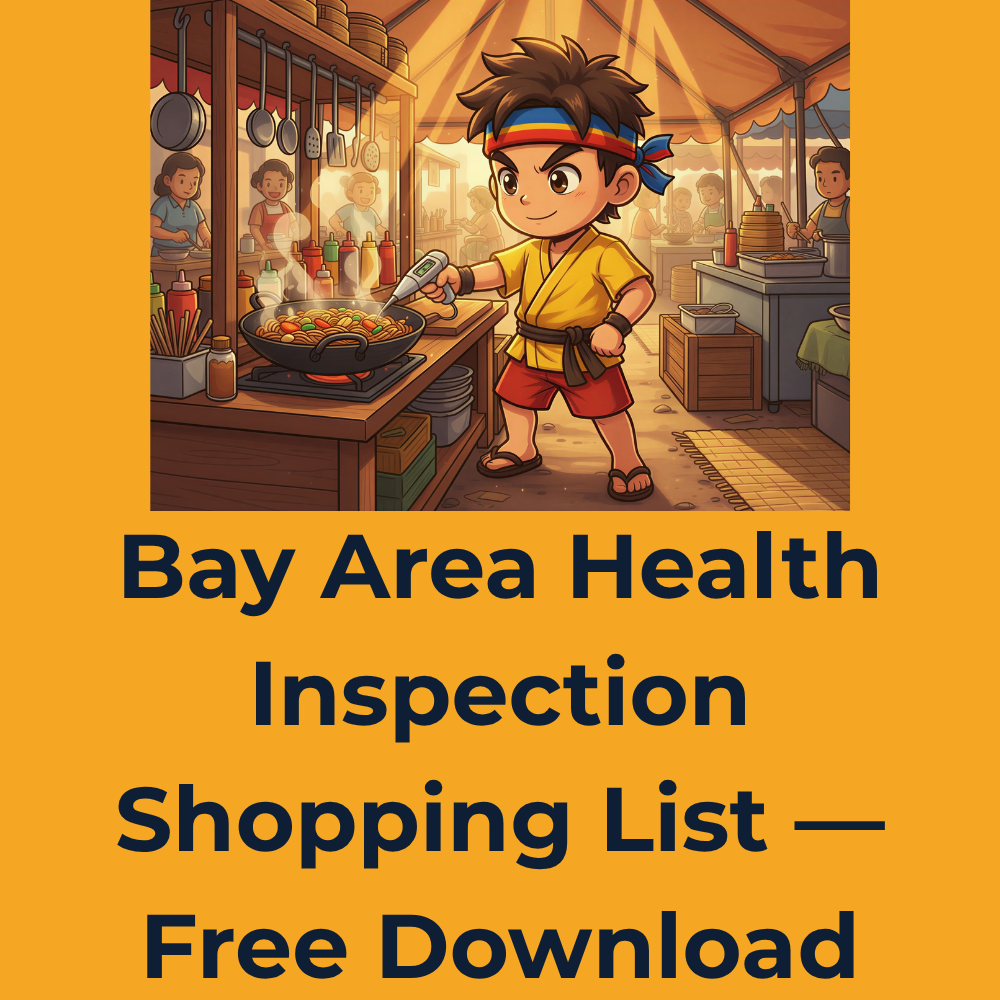 Bay Area Health Inspection Shopping List — Free Download